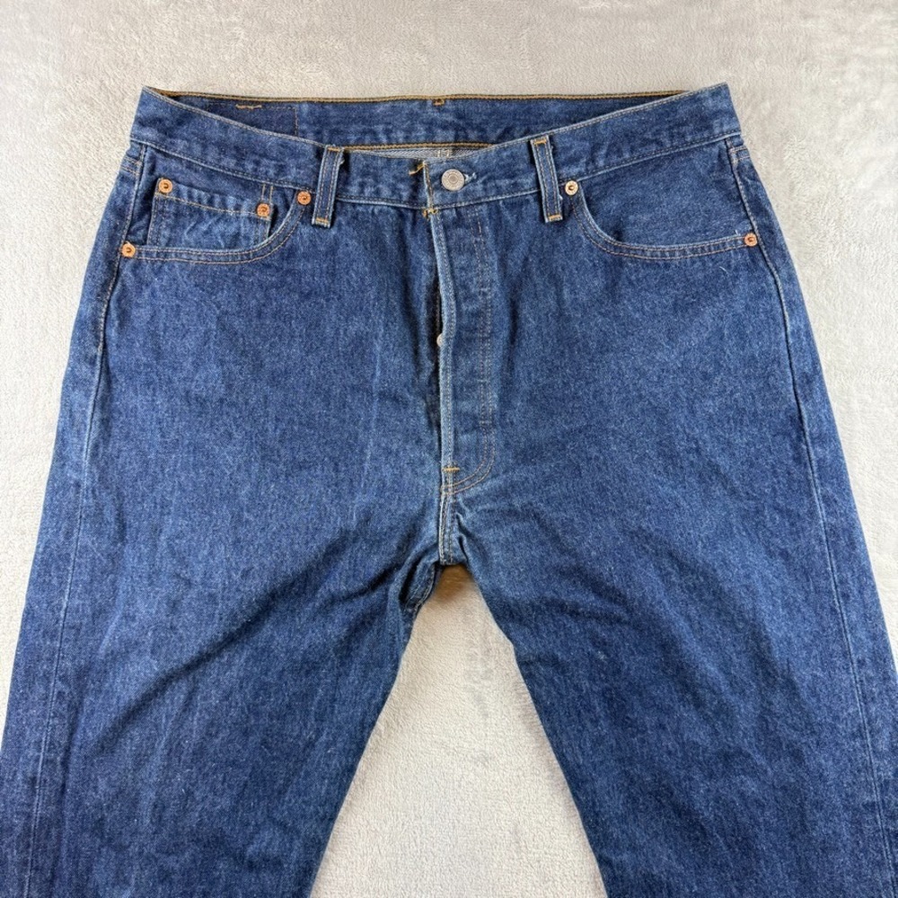Vintage Levis Jeans Mens 36x30 Blue 501XX Straight Western 90s Denim Made In USA